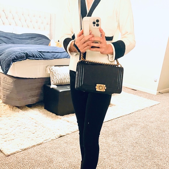 CHANEL Old Medium Boy Flap Bag - Picture 9 of 9